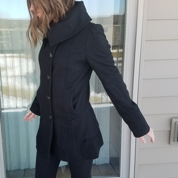 Black Steve Madden pea coat - Picture 6 of 8